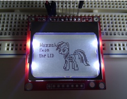 Size: 2448x1920 | Tagged: safe, rainbow dash, g4, arduino, electronics, female, lcd, monochrome, pixel art, solo