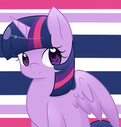 Size: 1047x1093 | Tagged: safe, artist:cloureed, twilight sparkle, alicorn, pony, g4, abstract background, cutie mark eyes, female, mare, solo, twilight sparkle (alicorn), vector, wingding eyes