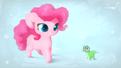 Size: 4020x2246 | Tagged: safe, artist:sverre93, gummy, pinkie pie, g4, female, filly, filly pinkie pie, fluffy, younger