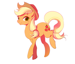Size: 700x600 | Tagged: safe, artist:ain0000, applejack, g4, female, looking at you, solo