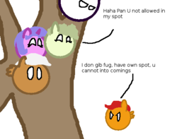 Size: 507x400 | Tagged: safe, oc, oc only, oc:gregorie tapia, oc:pan pizza, oc:runny pen, oc:turnip sprout, legends of equestria, polandball
