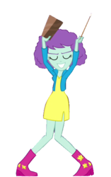 Size: 355x567 | Tagged: safe, artist:abtoons, edit, edited screencap, screencap, blueberry pie, equestria girls, g4, my little pony equestria girls: rainbow rocks, background human, background removed, cropped, female, simple background, solo, transparent background