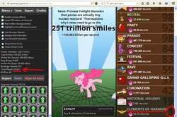 Size: 1024x680 | Tagged: safe, screencap, pinkie pie, g4, pony clicker