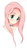 Size: 573x1045 | Tagged: safe, artist:framboosi, artist:ilianagatto, fluttershy, human, g4, blushing, bust, choker, colored pupils, female, humanized, solo