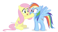 Size: 880x480 | Tagged: safe, artist:dm29, fluttershy, rainbow dash, g4, cheeks, duo, kissy face, simple background, smoosh, squishy cheeks, transparent background