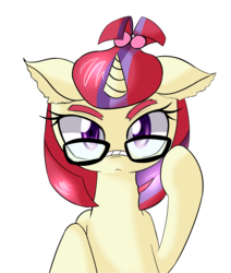 Size: 3850x4550 | Tagged: safe, artist:kawaiipony2, moondancer, amending fences, g4, my little pony: friendship is magic, cute, dancerbetes, glasses