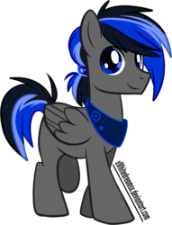 Size: 1456x1903 | Tagged: safe, artist:xwhitedreamsx, oc, oc only, oc:electronic blue, simple background, solo, transparent background