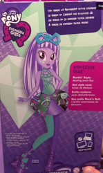 Size: 459x768 | Tagged: safe, amethyst star, sparkler, equestria girls, g4, life is a runway, my little pony equestria girls: rainbow rocks, box art, doll, equestria girls logo, female, solo