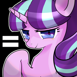 Size: 460x460 | Tagged: safe, artist:youhoujou, starlight glimmer, pony, unicorn, g4, equal sign, female, solo