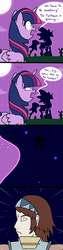 Size: 750x3000 | Tagged: safe, artist:sonikku001, tantabus, twilight sparkle, alicorn, pony, do princesses dream of magic sheep, g4, comic, crossover, shadow of the colossus, twilight sparkle (alicorn), wander