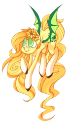 Size: 902x1583 | Tagged: safe, artist:kelcasual, oc, oc only, oc:sunflower meadows, bat pony, pony, simple background, solo, transparent background