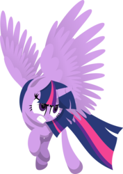 Size: 1809x2562 | Tagged: safe, artist:zacatron94, twilight sparkle, alicorn, pony, g4, female, fighting stance, lineless, mare, simple background, solo, transparent background, twilight sparkle (alicorn)