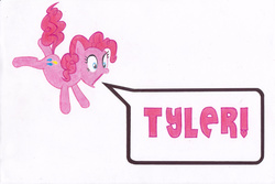 Size: 3496x2336 | Tagged: safe, artist:failduck, pinkie pie, g4, female, high res, solo, traditional art