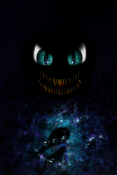 Size: 1500x2250 | Tagged: safe, artist:vladimir-zharkov, princess luna, nightmare forces, g4, nightmare fuel, space