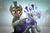 Size: 5175x3375 | Tagged: safe, artist:drawponies, commander hurricane, princess platinum, pegasus, pony, unicorn, g4, platicane