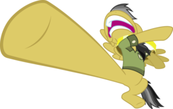 Size: 1815x1148 | Tagged: safe, artist:jeatz-axl, daring do, daring don't, g4, .svg available, female, kick, simple background, solo, svg, transparent background, vector