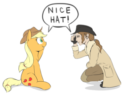 Size: 2047x1609 | Tagged: safe, artist:yeendip, applejack, human, g4, crossover, final fantasy, final fantasy viii, irvine kinneas