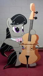 Size: 1024x1820 | Tagged: safe, artist:adog0718, octavia melody, g4, cello, craft, customized toy, female, musical instrument, solo, woodwork