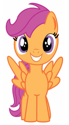 Size: 787x1417 | Tagged: safe, artist:adog0718, scootaloo, g4, digital art, faic, female, simple background, sketch, solo, vector, white background