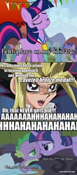 Size: 894x2029 | Tagged: safe, edit, spike, twilight sparkle, g4, atem, burn, crossover, image macro, insult, meme, yami yugi, yu-gi-oh!, yugioh abridged