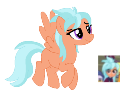 Size: 500x400 | Tagged: safe, artist:berrypunchrules, frosty orange, equestria girls, g4, my little pony equestria girls: friendship games, background human, equestria girls ponified, ponified, simple background, that was fast, transparent background