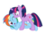 Size: 8000x6000 | Tagged: safe, artist:nightmaremoons, rainbow dash, twilight sparkle, g4, absurd resolution, alternate hairstyle, female, kissing, lesbian, ship:twidash, shipping, show accurate