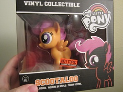 Size: 912x684 | Tagged: safe, scootaloo, human, g4, funko, hand, irl, irl human, photo, toy