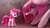 Size: 1920x1080 | Tagged: safe, artist:underpable, pinkie pie, earth pony, pony, g4, crying, duality, female, pinkamena diane pie, plushie, self plushidox, solo, yelling