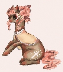 Size: 1179x1350 | Tagged: safe, artist:vetallie, oc, oc only, oc:hyacinta, earth pony, pony, female, mare, solo