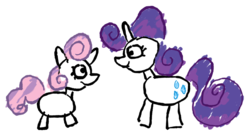 Size: 1024x562 | Tagged: safe, artist:wissle, rarity, sweetie belle, pony, unicorn, g4, drawing, female, filly, mare, simple background, sisters, transparent background