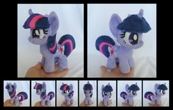 Size: 3793x2431 | Tagged: safe, artist:fireflytwinkletoes, twilight sparkle, g4, high res, irl, photo, plushie, solo