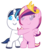 Size: 3200x3600 | Tagged: safe, artist:beavernator, princess cadance, shining armor, alicorn, pony, unicorn, g4, baby, baby cadance, baby pony, babying armor, beavernator is trying to murder us, colt, cute, cutedance, daaaaaaaaaaaw, female, filly, foal, male, shining adorable, ship:shiningcadance, shipping, simple background, straight, transparent background, younger