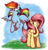 Size: 1781x1860 | Tagged: safe, artist:graphene, fluttershy, rainbow dash, butterfly, g4, cute, dashabetes, duo, popsicle, shyabetes