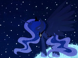 Size: 2725x2038 | Tagged: safe, artist:aquaangel1010, princess luna, g4, female, high res, solo