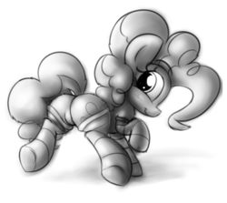 Size: 2800x2500 | Tagged: source needed, safe, artist:heavymetalbronyyeah, pinkie pie, earth pony, pony, g4, adorasexy, balloonbutt, butt, butt focus, clothes, cute, diapinkes, featureless crotch, female, high res, looking at you, mare, monochrome, plot, sexy, sketch, socks, solo, striped socks, stupid sexy pinkie