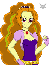 Size: 3000x4000 | Tagged: safe, artist:white mist, adagio dazzle, equestria girls, g4, cleavage, female, solo