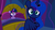 Size: 1280x720 | Tagged: safe, artist:turtlefarminguy, princess luna, twilight sparkle, alicorn, pony, do princesses dream of magic sheep, g4, my little pony: friendship is magic, :t, bed, scene interpretation, twilight sparkle (alicorn)