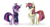 Size: 2924x1592 | Tagged: safe, artist:flamevulture17, moondancer, twilight sparkle, alicorn, pony, amending fences, g4, my little pony: friendship is magic, alicornified, alternate hairstyle, alternate universe, duo, glasses, moondancercorn, race swap, role reversal, simple background, transparent background