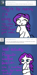Size: 500x1000 | Tagged: safe, artist:artylovr, rarity, g4, alternate hairstyle, brain-swapped rarity, tumblr