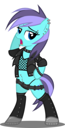 Size: 2894x5673 | Tagged: safe, artist:tsabak, oc, oc only, oc:heart stealer, pony, bipedal, piercing, solo