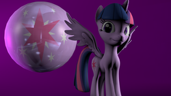 Size: 1920x1080 | Tagged: safe, artist:fd-daylight, twilight sparkle, alicorn, pony, g4, 3d, ball, female, mare, source filmmaker, twilight sparkle (alicorn)