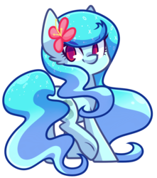 Size: 780x881 | Tagged: safe, artist:looji, oc, oc only, oc:aquamarine, earth pony, pony, solo