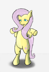 Size: 713x1046 | Tagged: safe, artist:ritorical, fluttershy, g4, female, solo, standing