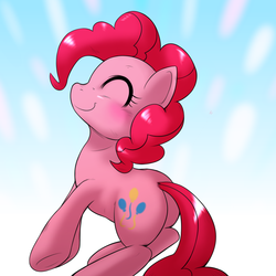 Size: 1000x1000 | Tagged: dead source, safe, artist:ushiro no kukan, pinkie pie, g4, female, solo