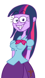 Size: 1747x3000 | Tagged: safe, artist:scobionicle99, twilight sparkle, .mov, equestria girls, g4, creepy smile, female, solo