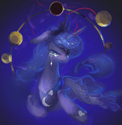 Size: 827x845 | Tagged: safe, artist:tc, princess luna, do princesses dream of magic sheep, g4, crying, female, solo