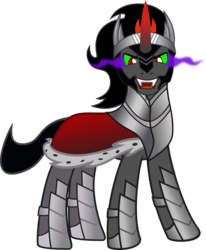 Size: 1519x1840 | Tagged: safe, artist:vector-brony, king sombra, pony, unicorn, g4, looking at you, male, simple background, solo, stallion, transparent background, vector