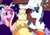 Size: 321x222 | Tagged: safe, screencap, applejack, cranky doodle donkey, matilda, princess cadance, rainbow dash, shining armor, twilight sparkle, wind rider, donkey, g4, my little pony: friendship is magic, season 5, the one where pinkie pie knows, adventure in the comments, cake, female, implied pregnancy, male, needs more jpeg, ship:crankilda, ship:shiningcadance, shipping, straight