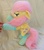 Size: 1023x1157 | Tagged: safe, artist:epicrainbowcrafts, fluttershy, pony, g4, bedroom eyes, clothes, cute, fluffy, irl, photo, plushie, shyabetes, socks, solo, striped socks