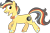 Size: 2000x1333 | Tagged: safe, artist:colossalstinker, pony, bowtie, car, cars (pixar), disney, luigi (cars), pixar, ponified, rainbow power, rainbow power-ified, simple background, solo, transparent background